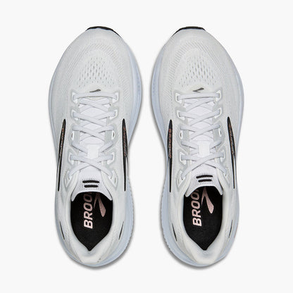 Brooks Womens Ghost 18 Running Shoes in White Color