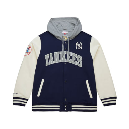 NYY COURT SIDE FLC JKT | NAVY