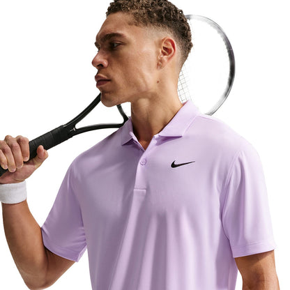 Nike Mens Dri-FIT Polo Tops in Purple Color