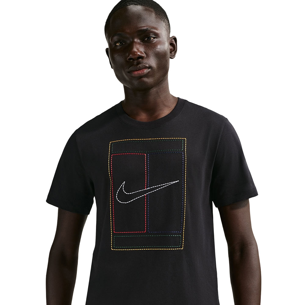 Nike Mens Std Heritage Tee Tops in Black Color