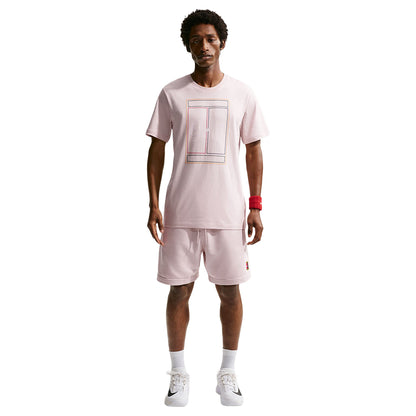 Nike Mens Std Heritage Tee Tops in Red Color