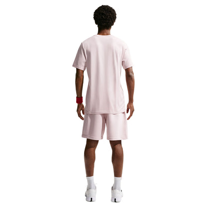 Nike Mens Std Heritage Tee Tops in Red Color