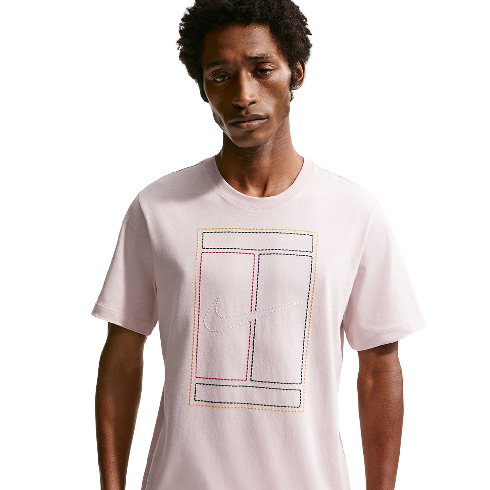 Nike Mens Std Heritage Tee Tops in Red Color