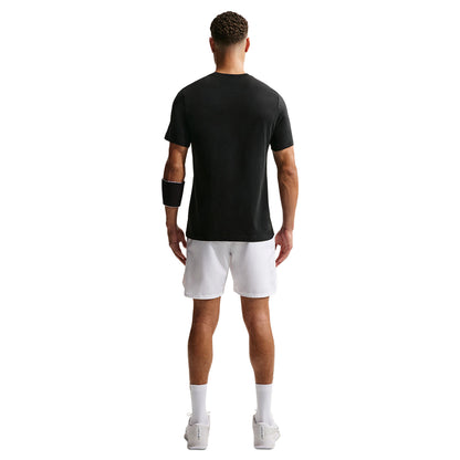 Nike Unisex M Tee French Open Tops in Black Color