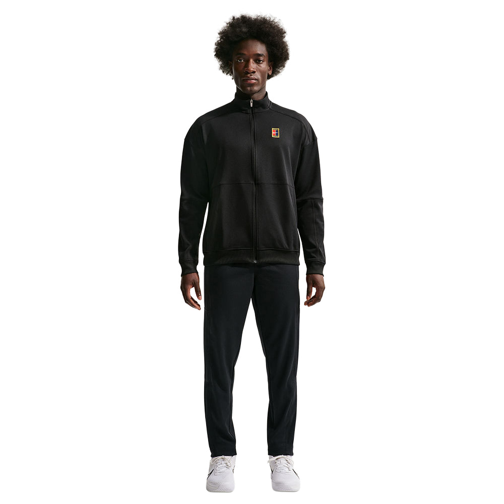 Nike Mens Nikecourt Heritage Pant in Black Color