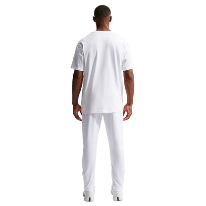 Nike Mens Nikecourt Heritage Pant in White Color