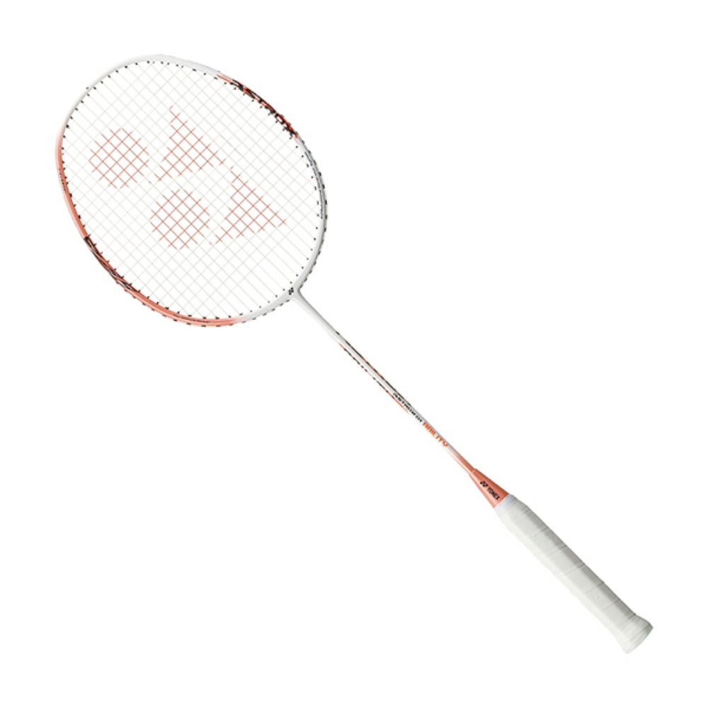 Yonex Astrox 01 Ability Badminton Racquets in White Color