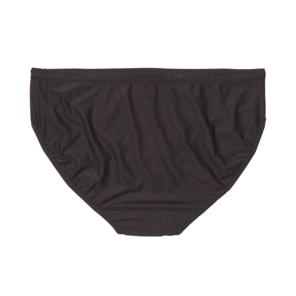 Ex Officio Womens Give N Go Bikini Brie Underwear in Black Color
