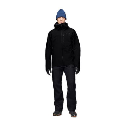 Norrona Mens Lofoten Gore Jacket Shells in Black Color