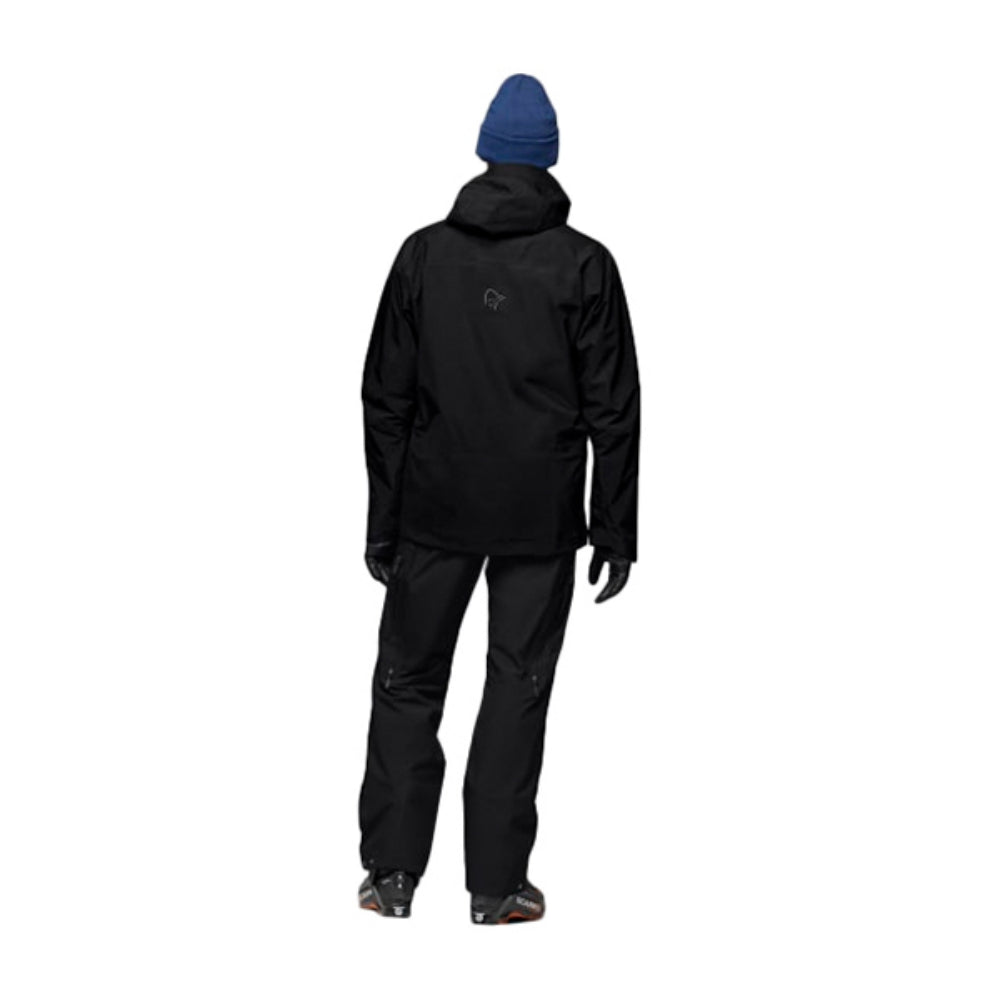 Norrona Mens Lofoten Gore Jacket Shells in Black Color