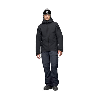 Norrona Mens Lofoten Flex1 Skiing & Snowboarding Jackets in Black Color
