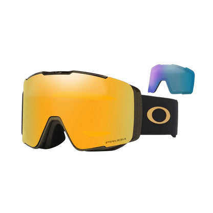 Oakley Line Miner Pro L Skiing & Snowboarding Goggles in Gold Color