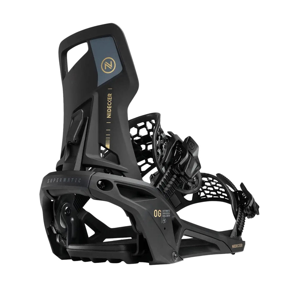 Nidecker Supermaticブラック ビンディング Nidecker USA Og Supermatic | BLACK – Paragon Sports
