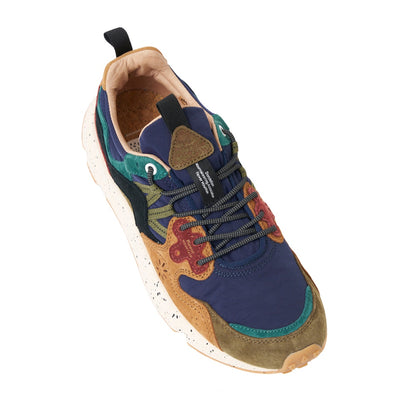 Flower Mountain Mens Yamano 3 Man Sneakers in Brown Color