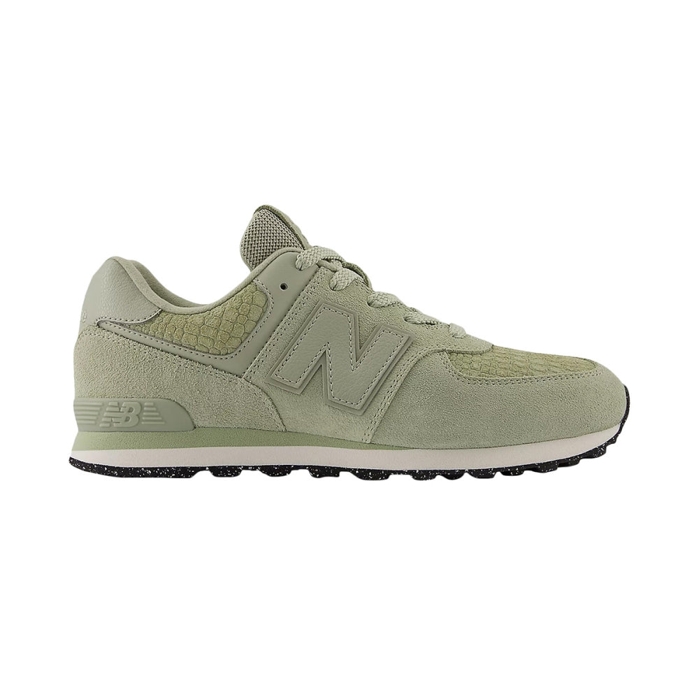 New Balance Kids 574 Sneakers in Green Color