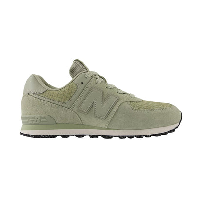 New Balance Kids 574 Sneakers in Green Color