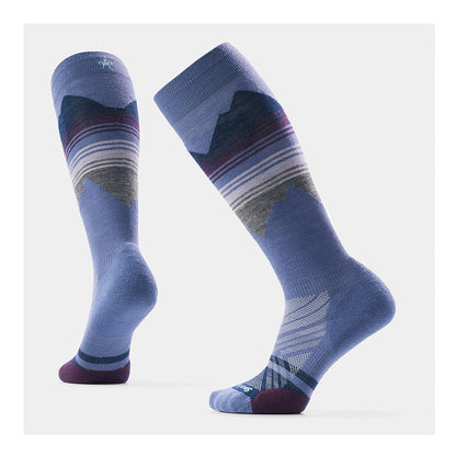 Smartwool Womens Ski Targeted Cushion Socks in Blue Color
