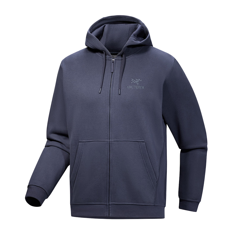 Arc'teryx Mens Emblem Fleece Full-Zip Hoody | BLACK SAPP – Paragon