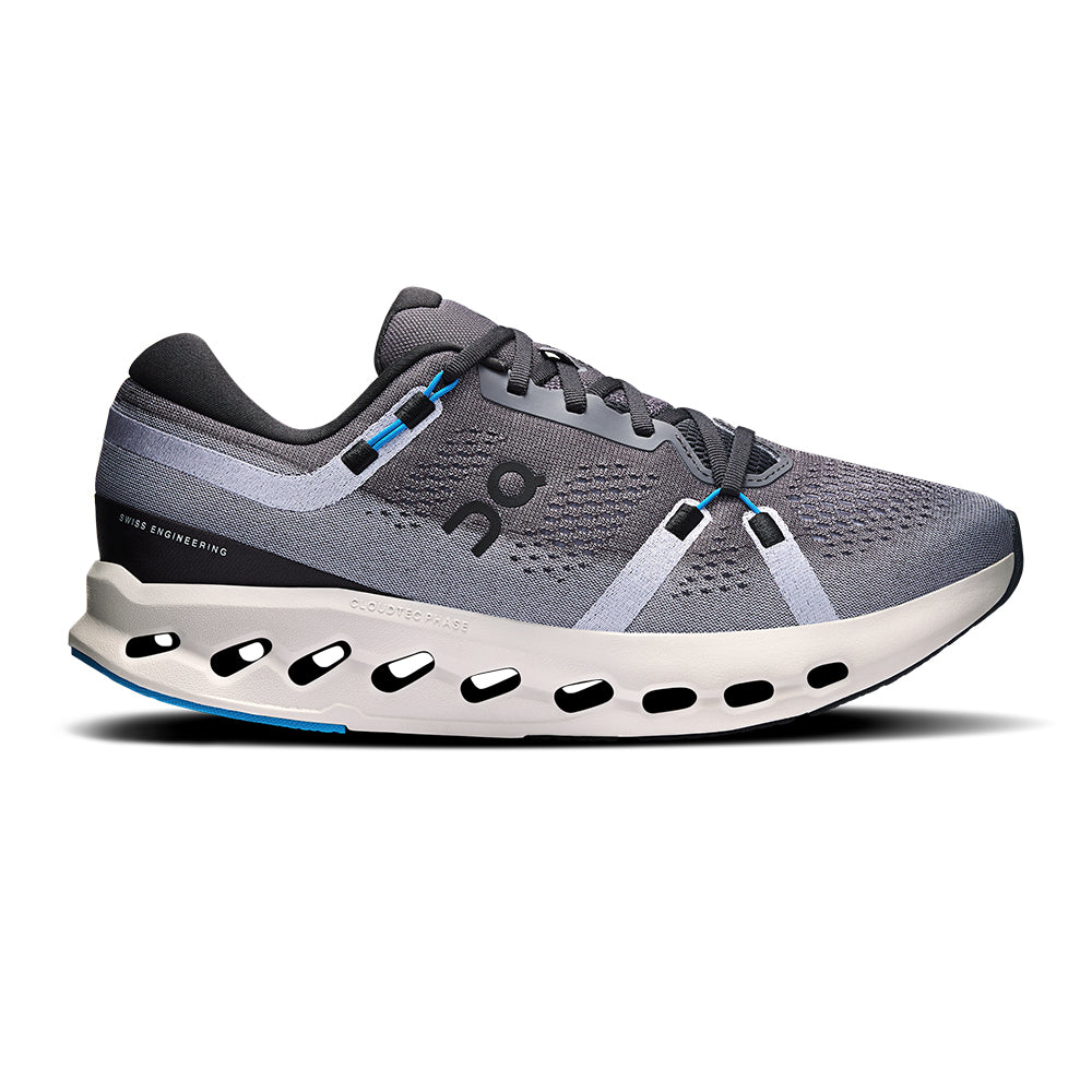 On Mens Cloudsurfer 2 Running Shoes in Black Color
