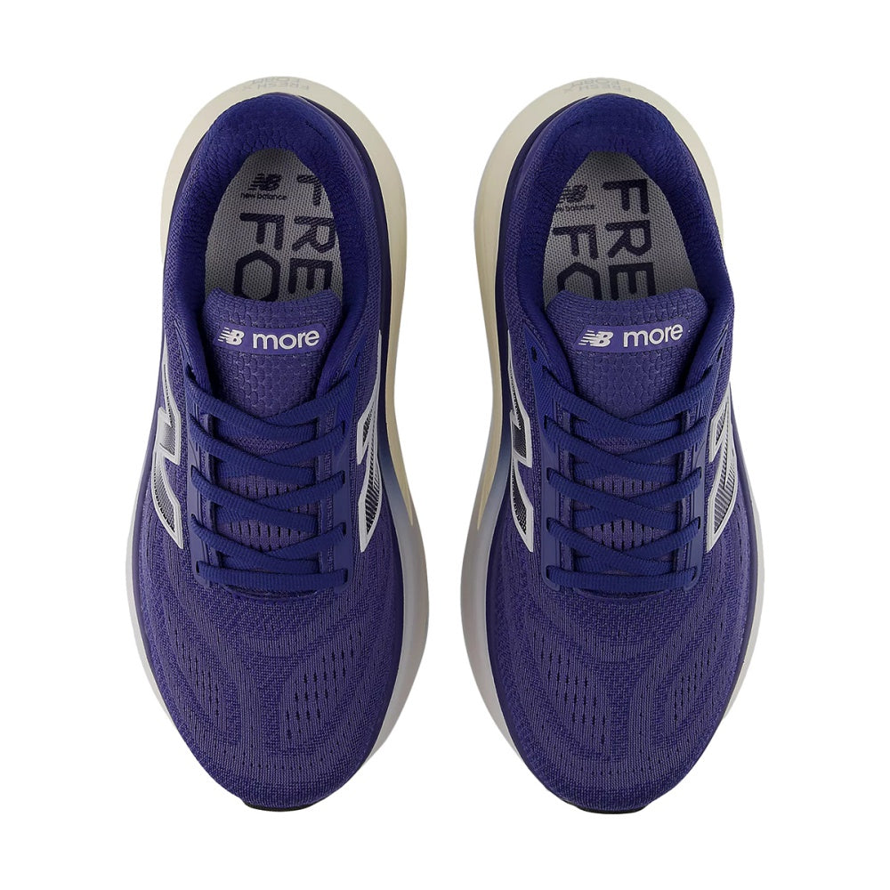 New Balance Womens More V6 Running Shoes in Blue Color