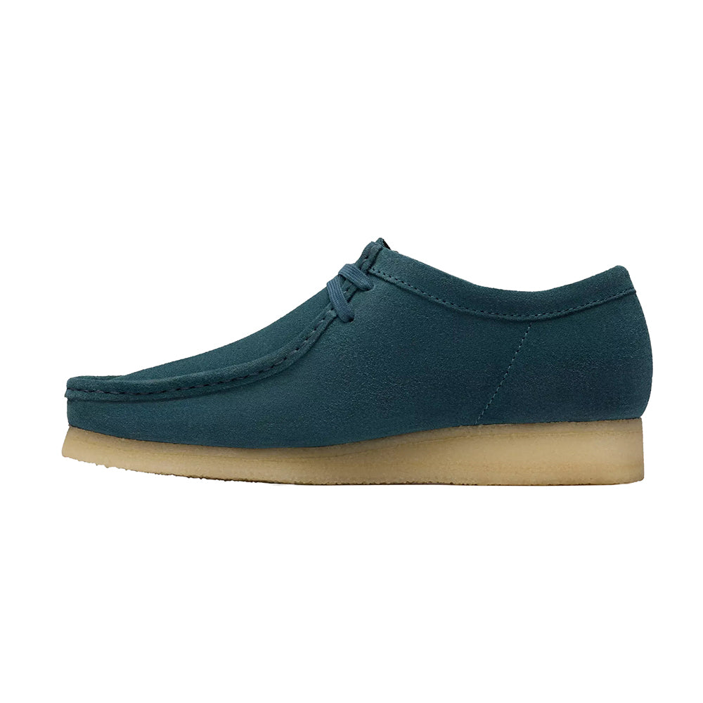 Clarks Mens Wallabee Casual Shoes in Blue Color