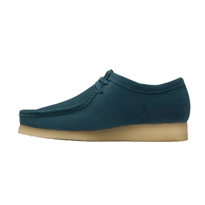 Clarks Mens Wallabee Casual Shoes in Blue Color
