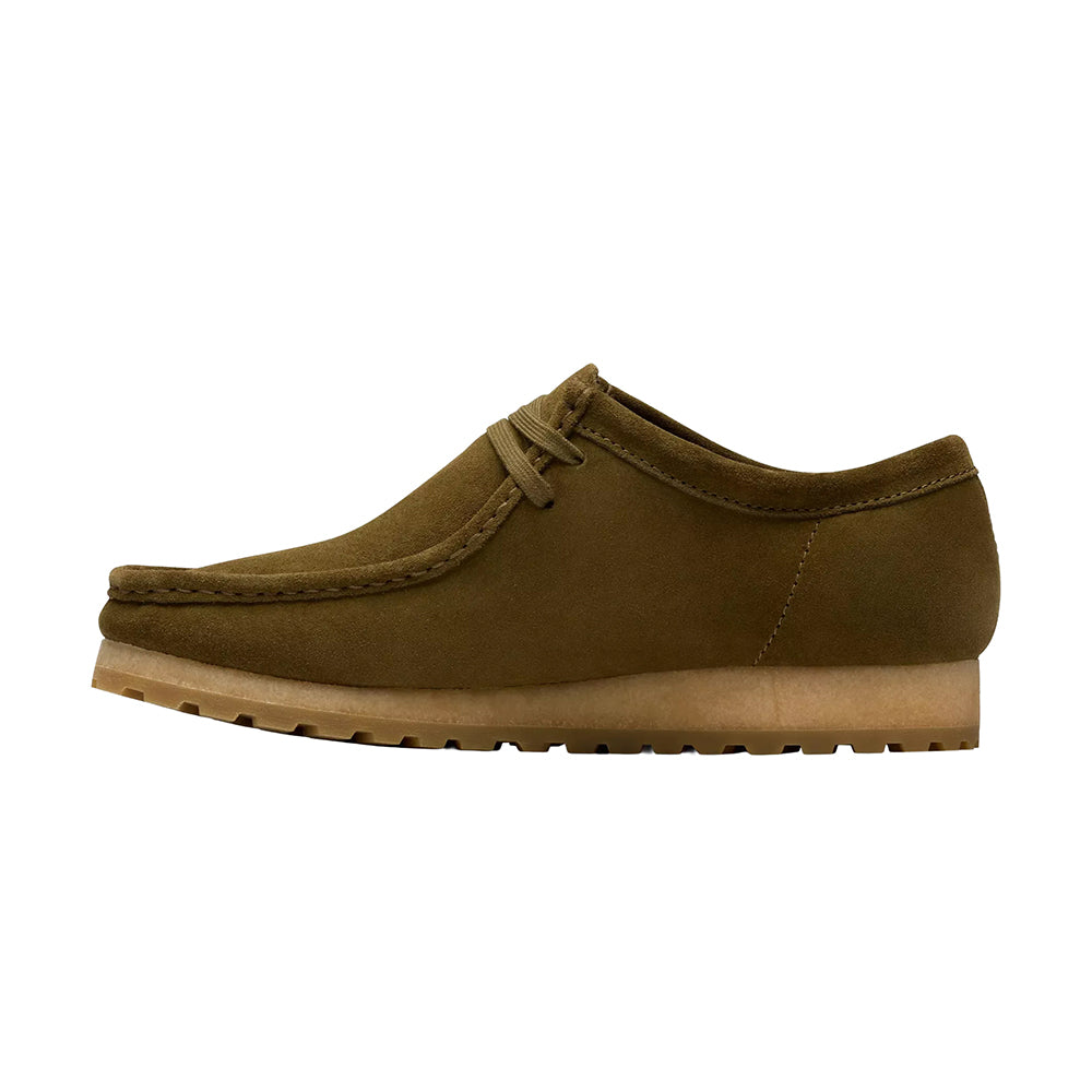 Clarks Mens Wallabee Rb Casual Shoes in Green Color