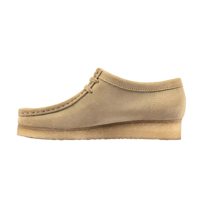 Clarks Womens Wallabee Casual Shoes in Brown Color