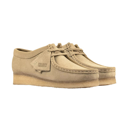 Clarks Womens Wallabee Casual Shoes in Brown Color