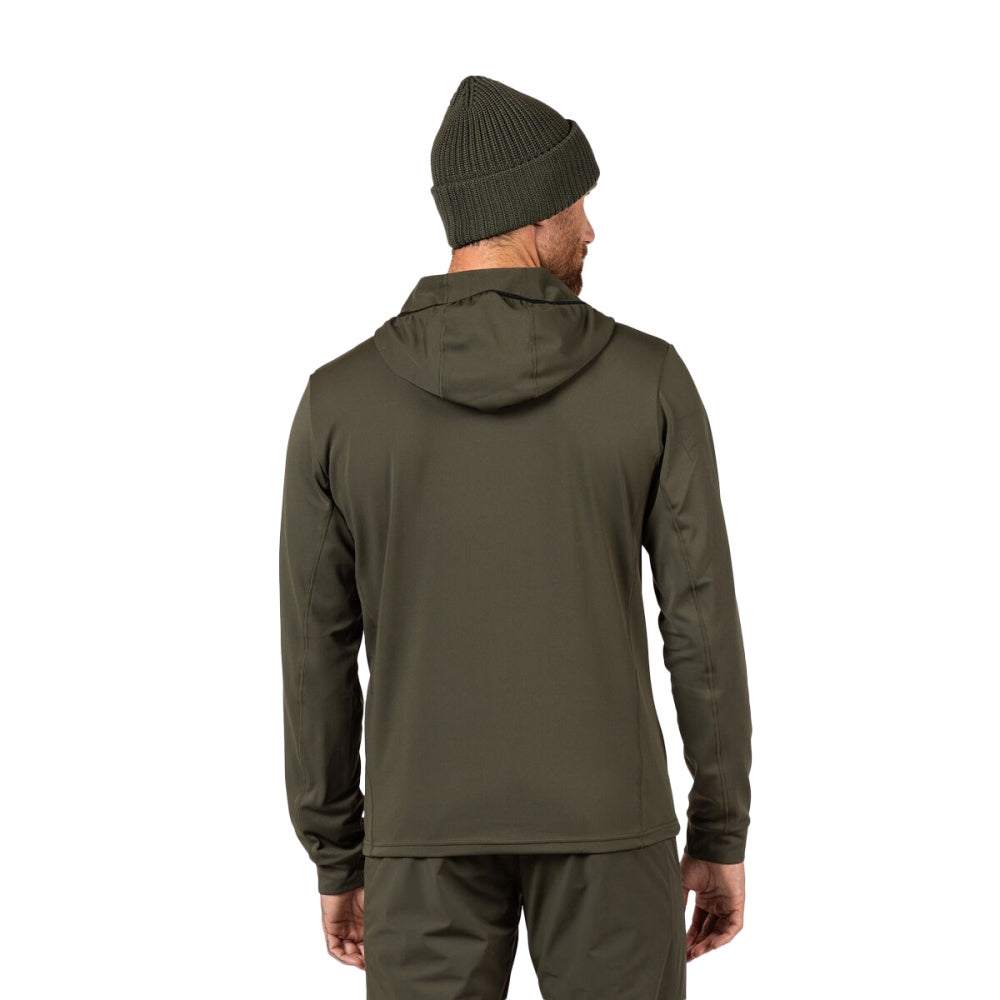 MIDLAYER STRETCH HOODIE | A01-OLIVE