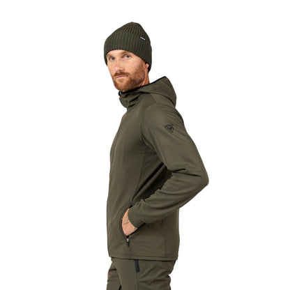 MIDLAYER STRETCH HOODIE | A01-OLIVE