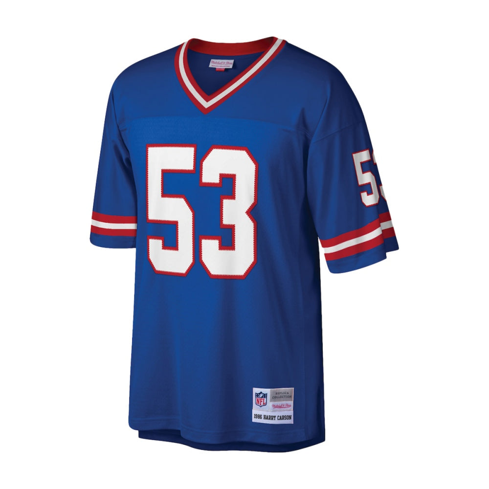 Mitchell And Ness Mens H.Carson Nyg'86 home Lgcy Fan Apparel in Blue Color