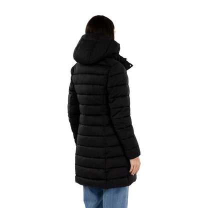 Save The Duck Womens Enis Womens Parka City Coats in Black Color