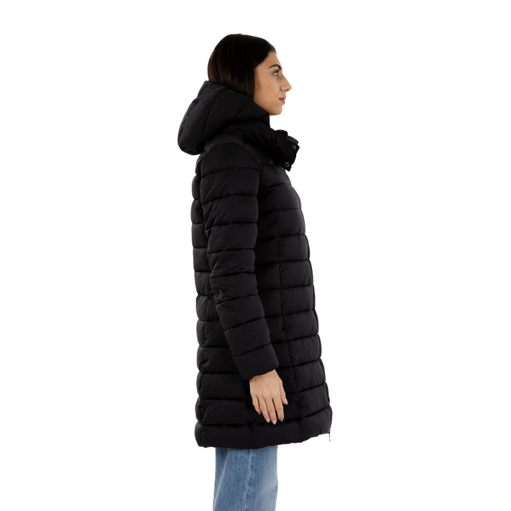 Save The Duck Womens Enis Womens Parka City Coats in Black Color