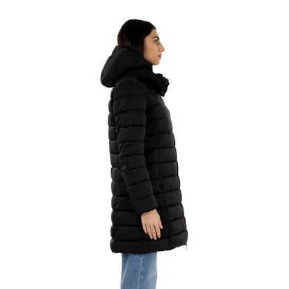 Save The Duck Womens Enis Womens Parka City Coats in Black Color
