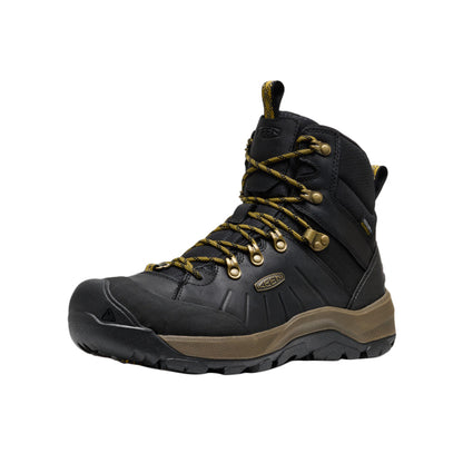 Keen Mens Revel IV Mid Polar Boots in Black Color