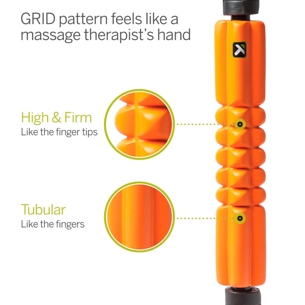 THE GRID STICK FOAM ROLL | ORANGE