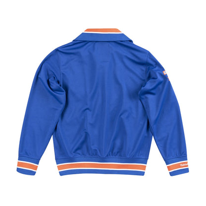 Mitchell And Ness Mens MLB Bp Jkt Mets 86 Fan Apparel in Blue Color