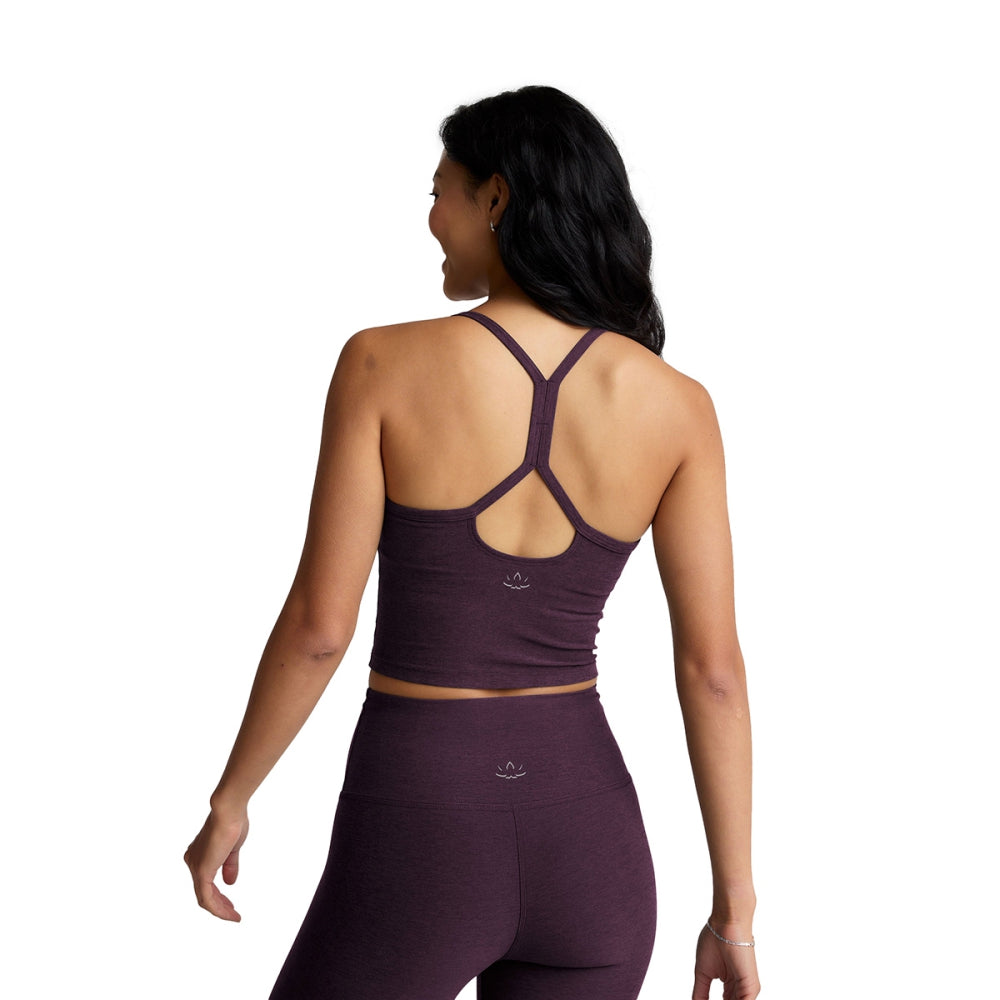 SD SLIM RACERBACK CROPPE | EGGPLANT P