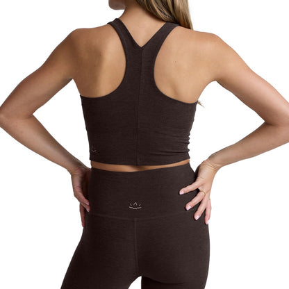 SD REFOCUS CROPPED TANK | DARK CHOCO