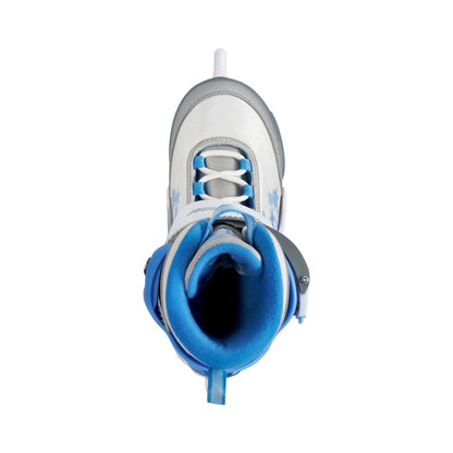 Rollerblade Kids Micro G Ice Skate Ice Skates in White Color