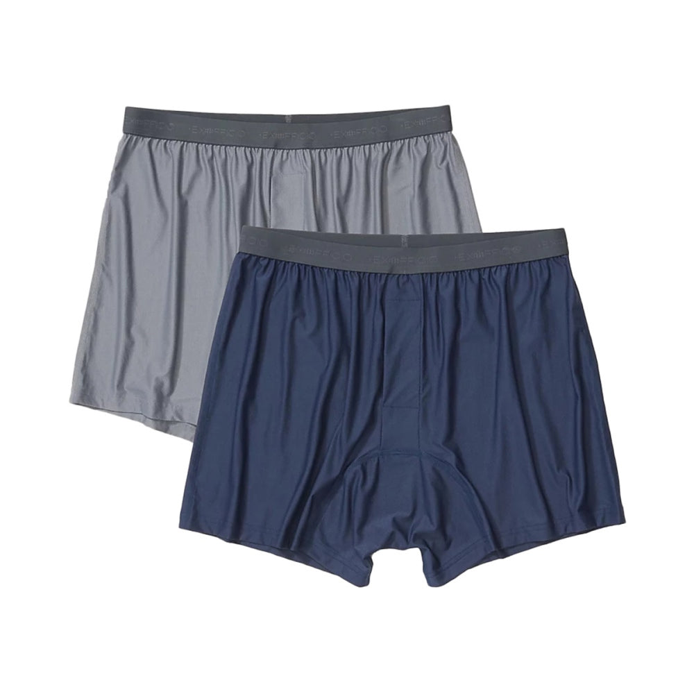 Ex Officio Mens Give-N-Go 2.0 Boxer 2 Underwear in Blue Color