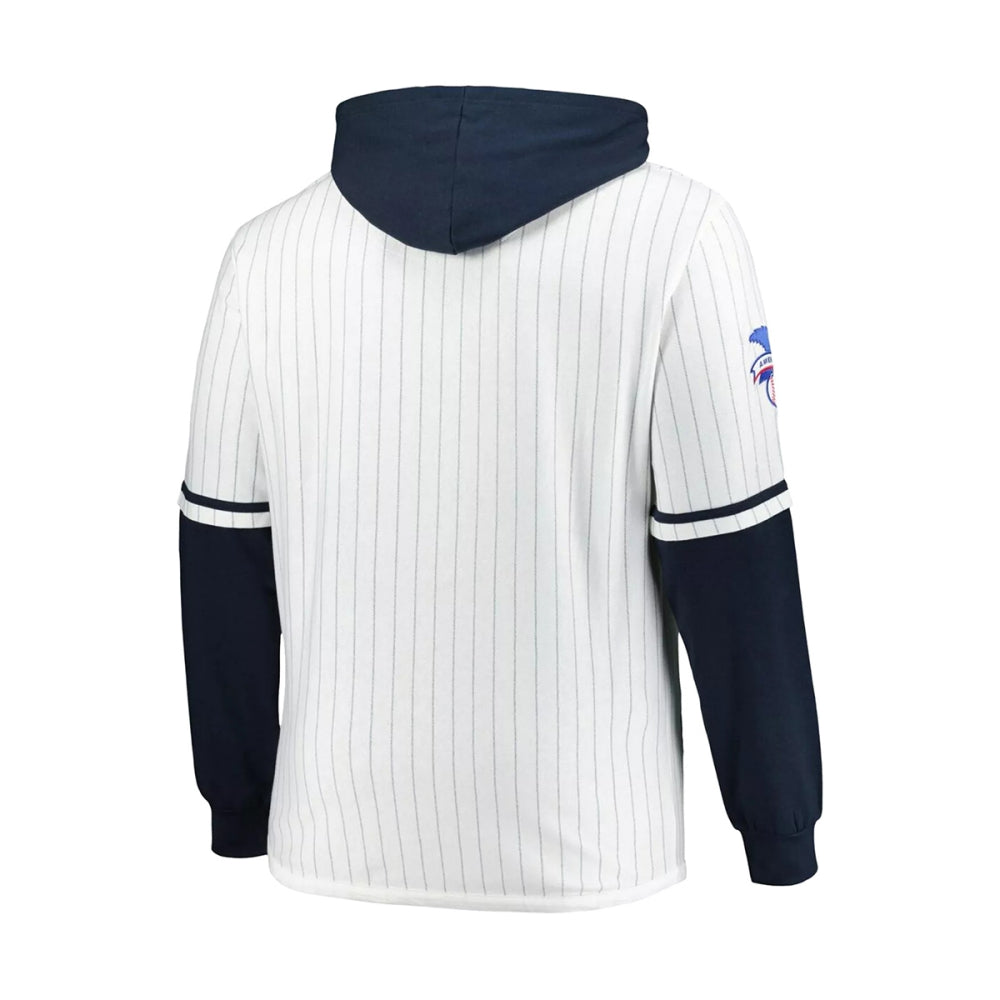 NYY PINSTRIPE DBL HEADER | WHITE WASH