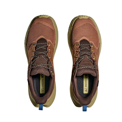 Hoka Mens Anacapa 2 Low GORE-Tex Boots in Brown Color