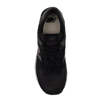 New Balance Womens 574 Sneakers in Black Color