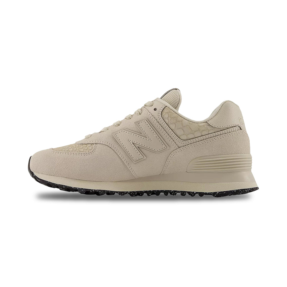 New Balance Womens 574 Sneakers in White Color