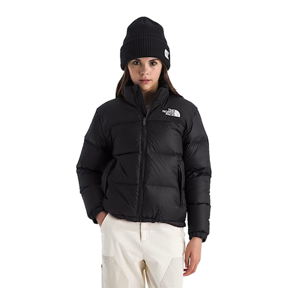 The North Face Kids 1996 Retro Nuptse J Skiing & Snowboarding Jackets in Black Color