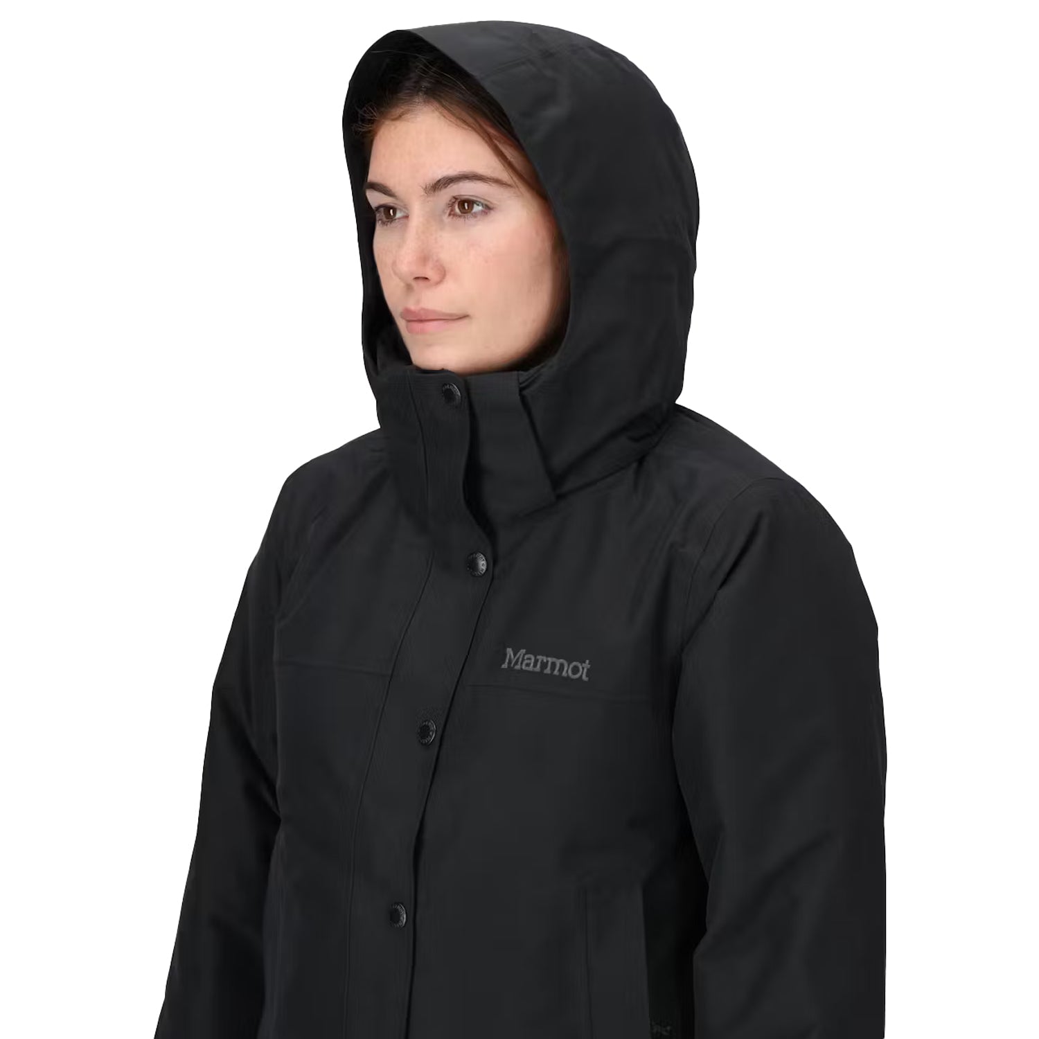 WM'S CHELSEA SHORT COAT | 001-BLACK