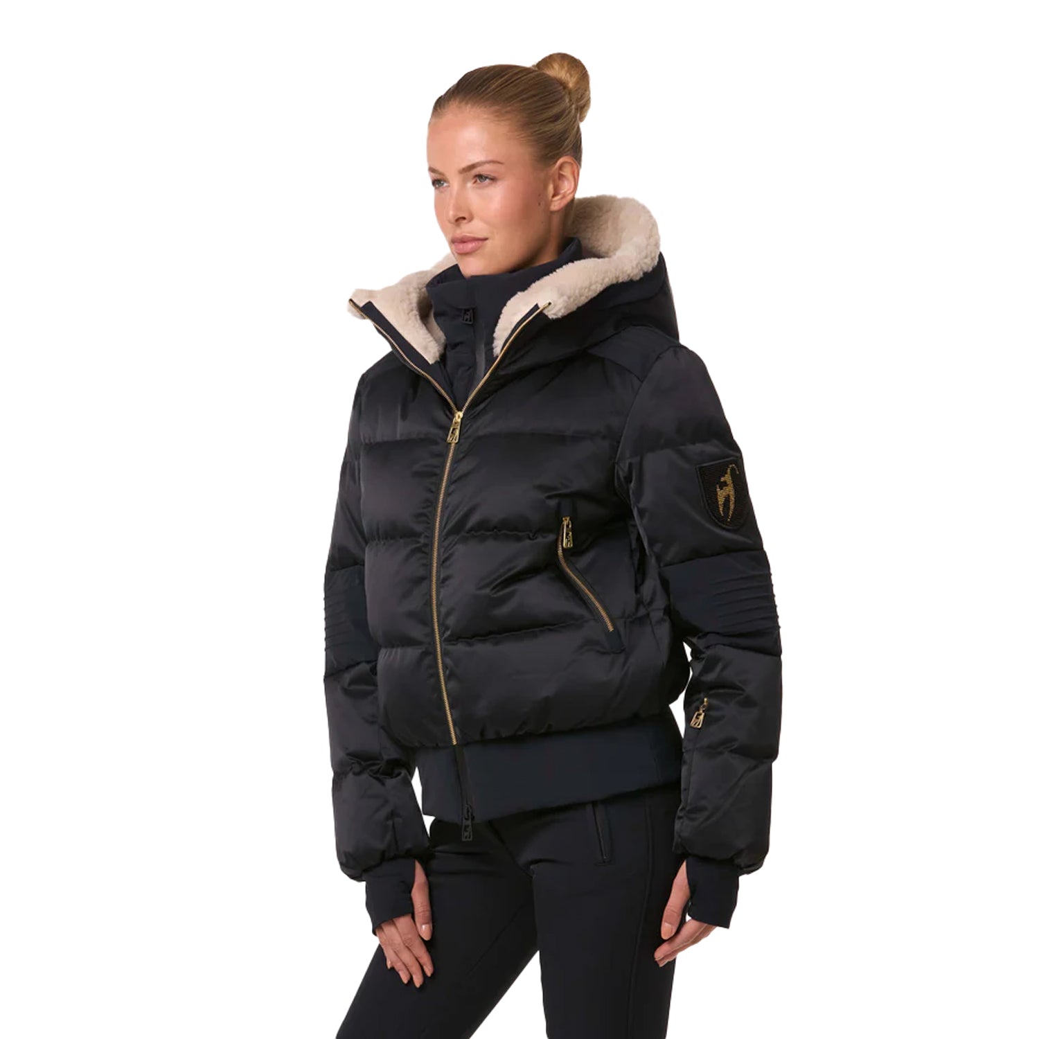 Toni Sailer Womens Sasha Special W Jkt Skiing & Snowboarding Jackets in Black Color