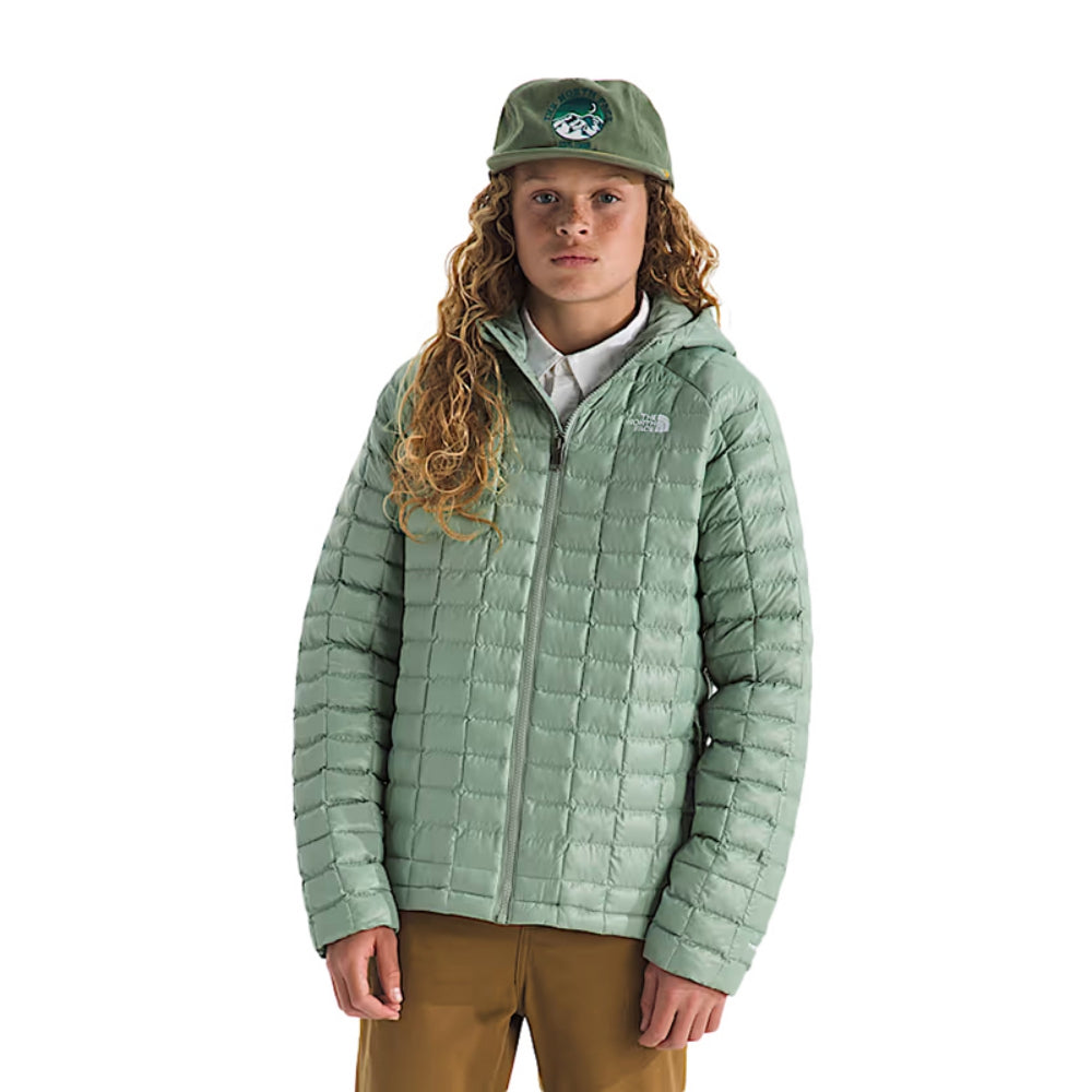 The North Face Unisex Thermoball Hooded Midlayer in Green Color
